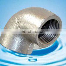 High Quality Baked Galv Plain End Malleable Iron Pipe Fittings thumbnail-3