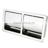 WESDA 2014 New Design Silver Luxury Recessed Toilet Paper Holder for Buildings thumbnail-2
