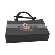 Boutique Designed Cute Transparent Premium Luxury Personalized Paper Bag With Ribbon thumbnail-3