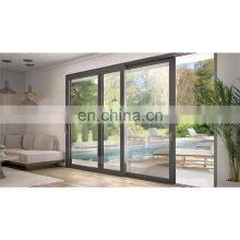 Hot Sale Aluminum Sectional Design Glass Sliding Aluminum Doors