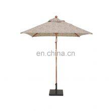 Professional Advertising Cheap Wooden Beach Umbrella Outdoor thumbnail-1