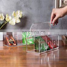 Clear Acrylic Stackable Tea Bag Organizer Rack Plastic Tea Bag Holder Storage for Home, Office thumbnail-5