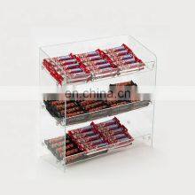 3 Shelf Plastic Shelf for Chocolate Bar Holder Acrylic Snack Shelf