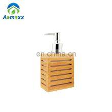 Bamboo Ceramic Toilet Brush With Holder Modern Design Toilet Brush Holder Bathroom Accessory Standing Toilet Brush Holder thumbnail-5
