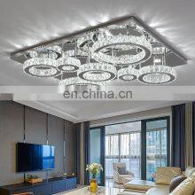 Modern Chandelier Crystal Fixture Pendant Ceiling Lamp Customized Hot Selling Lampen Home Chrome Crystal thumbnail-4