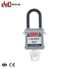 Bulk Buying Insulation Shackle Small Pad Lock Nylon Safety Padlock thumbnail-4