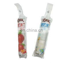 Frozen Juice Bag Plastic Packaging Drink Bag 100ml Baby Food Squeeze Pouches for Yogurt