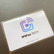 POD Customize Tap to Share PVC NFC Business Cards with QR code, based on MOQ 2