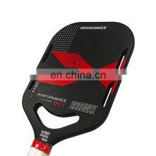 2023 USAPA 16mm Edgeless Model Triple Core Carbon Fiber Friction Skin Pickleball Paddle Red Smile Bilateral Model USAPA Approved thumbnail-2