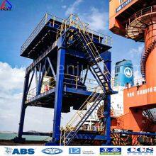 Movable Port Hopper Loading and Unloading Cementr With Movable Wheels for Wharf/Jetty/Port