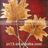 New Best Price Decoration Oil Painting Golden Tree On Canvas thumbnail-1