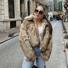 A Versatile, Retro and Fashionable Old-fashioned Style Long-sleeved Warm Sweater-style Short Coat With a Cozy Fleece Lining. thumbnail-4