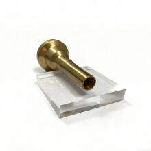 CNC Turning Milling Tapping Gold Shell Housing Machining Service Brass Aluminium Zinc Alloy Steel CNC Turning Machining Service thumbnail-2