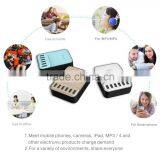 Trulyway 40W 6 Port Desktop USB Wall Charger for Smartphones thumbnail-5