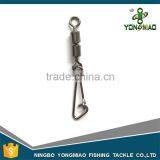 High Speed Double Rolling Swivels With Hooked Snap Bulk Fishing Tackle