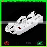 China Factory CE Cheap Extension Power 6 Way Multi Socket USA Extension Plug