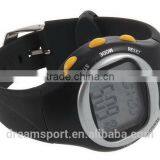 Water Resistant Finger Sensor Heart Rate Watch Pulse Digital Slap Wrist Watch thumbnail-2