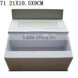 Custom Paper Jewelry Gift Packaging Box With Clear Window Wholesale P771 thumbnail-1