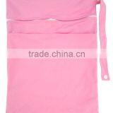 AnAnbay Reusable Baby Cloth Diaper Bags Solid Color Wet Bag thumbnail-5