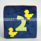 Fun Educational Stuffed Rattle Cube Toys/Plush Baby Rattle Block/Soft Stuffed Colorful Cube Rattle for Baby thumbnail-2