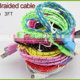 Braided Nylon Magnetic Charging 2.0 Micro USB Cable thumbnail-4