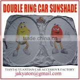 Tyvek Car Sun Shade Fold Car Sunshade Ring Car Sunshade Car Sun Shade Car Sun Visor Car Accessories thumbnail-3