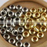 JS1213 High Quality Matte Metal Gold Silver Rondelle Spacer Beads,Dull Polish Matt Spacer Beads thumbnail-1