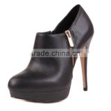 American women high heel boots for Autumn Winter lady short boots