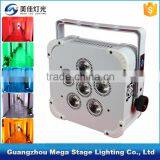 6x15W 6in1 Rgbwa uv Led Wireless Dmx Flat Par Lights