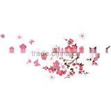 ZY6008 Cherry Blossom Wall Poster Waterproof Background Wall Sticker Stickers for Living Room Bedroom Cafe Home Decor Decal Deca thumbnail-2