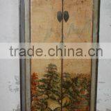 Reproduction Antique Hand Painting Chinese Wedding Cabinet thumbnail-1