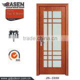 European Style the Latest Wood Glass Door Design Single Swing Door for Exterior in China thumbnail-6