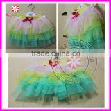 Multi Color Layered Tulle Tutus for Girls thumbnail-1