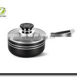Aluminum Non Stick Coating Pressed/Forged Cookware Set Soup Pot Sauce Pan With Glass Lid Covered thumbnail-4