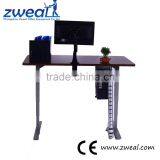 factory supply customized handle crank height adjustable office desk