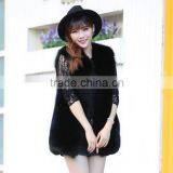 Lady's Fashion Fox Fur Long Vests For Women Cloth thumbnail-1