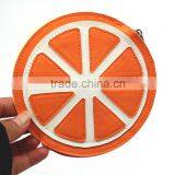 Orange Surface Fruit PU Wallet Bag Coin Purse Pouch thumbnail-4