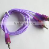 Factory wholesale DC 3.5 to 2 RCA Y cable