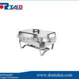 Folding Chafing Dish Warming Tray Buffet Warmer Caterer Stainless 8 Quart