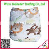 Soft Minky Cloth Diaper Print Cloth Diaper Reusable All in One Size thumbnail-1