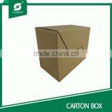 Plain Kraft Paper Cartons Corrugated Box Packaging Box thumbnail-3