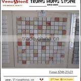 23*23 Muticolor Vietnam Marble Mosaic Tiles thumbnail-2