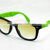 promotion adult fashion UV400 fold brand custom sunglasses