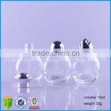 Clear Round Empty Liquid Glass Bottles 13ml With Child Proof Cap thumbnail-5
