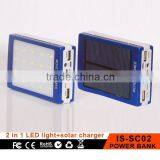 6000mah LED Camping Light Small Solar Panel With Light Solar Power Bank for Oppo Find 7 Quality Choice thumbnail-1