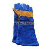 Cow Leather Safety Working Gloves With Long Sleeve thumbnail-4