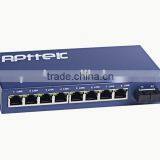 High Quality OEM 8PCS OEM 10/100M LANS RJ45PORT 1 or 2 PCS SC/FC/ SFP Ports POE Ethernet Switch