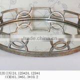 Metal and Mirror Tray thumbnail-1