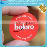 Color Printing PVC 29mm Round NFC Sticker