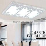 Wooden Modern LED Ceiling Lights 32W Living-room Suede Ceiling Lamps thumbnail-1